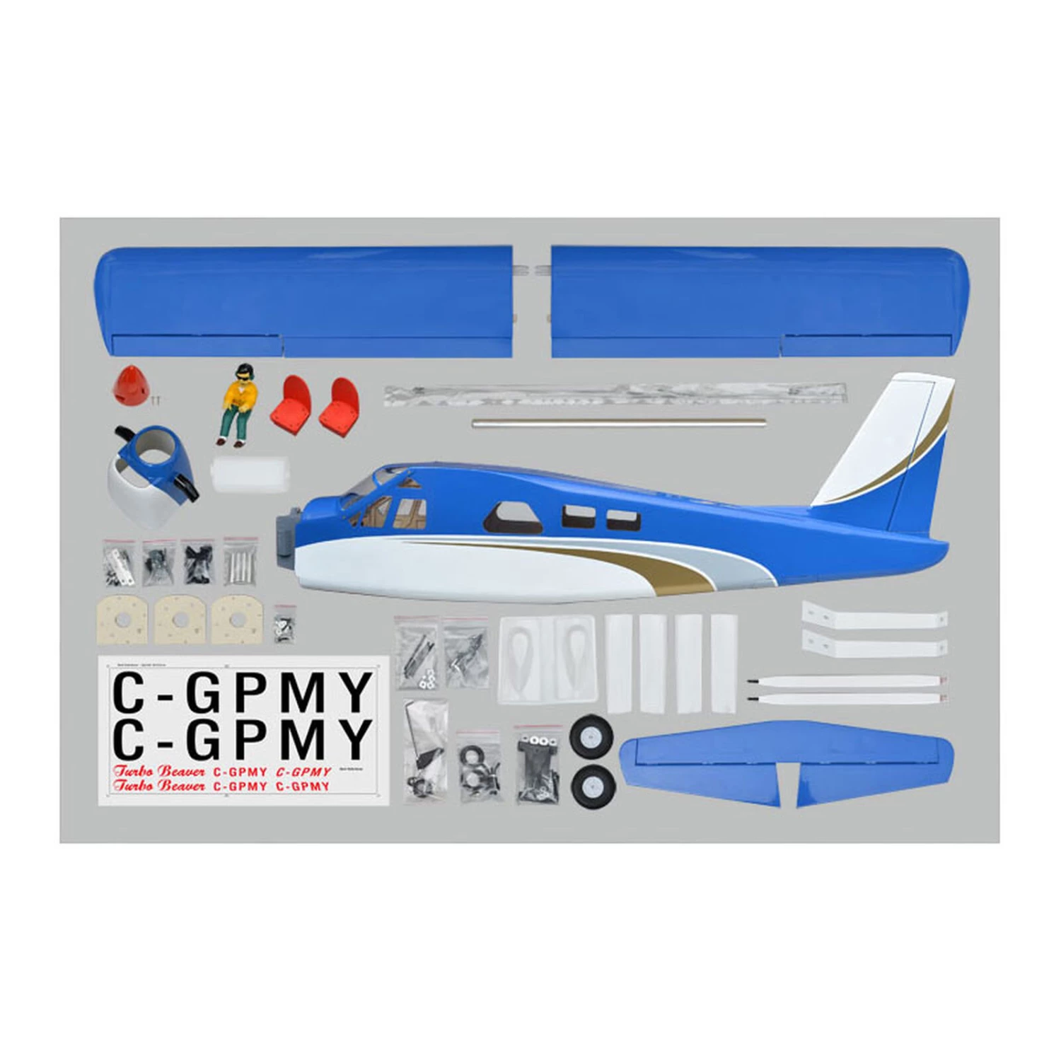 Phoenix Model Turbo Beaver GP EP Gas ARF 74.8" - Image 7