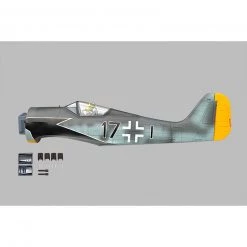 Phoenix Model Fuselage: Focke-Wulf FW-190 EP 1.20 20cc ARF 68"